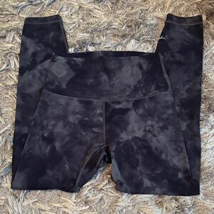 lululemon athletica Black Tie-Dye Jeggings